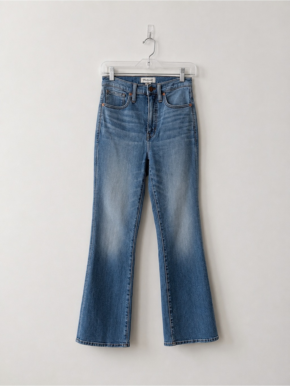 Madewell Women's Light Blue High-Rise Flare Jeans